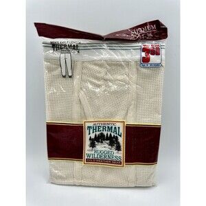 Men’s Thermal Underwear Pants Rugged Wilderness Medium NOS Cold Weather